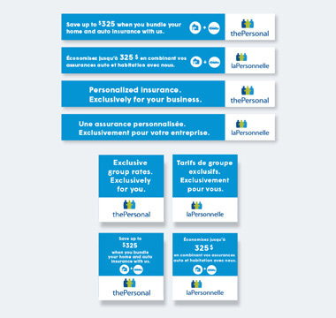 The Personal Insurance Company web banners